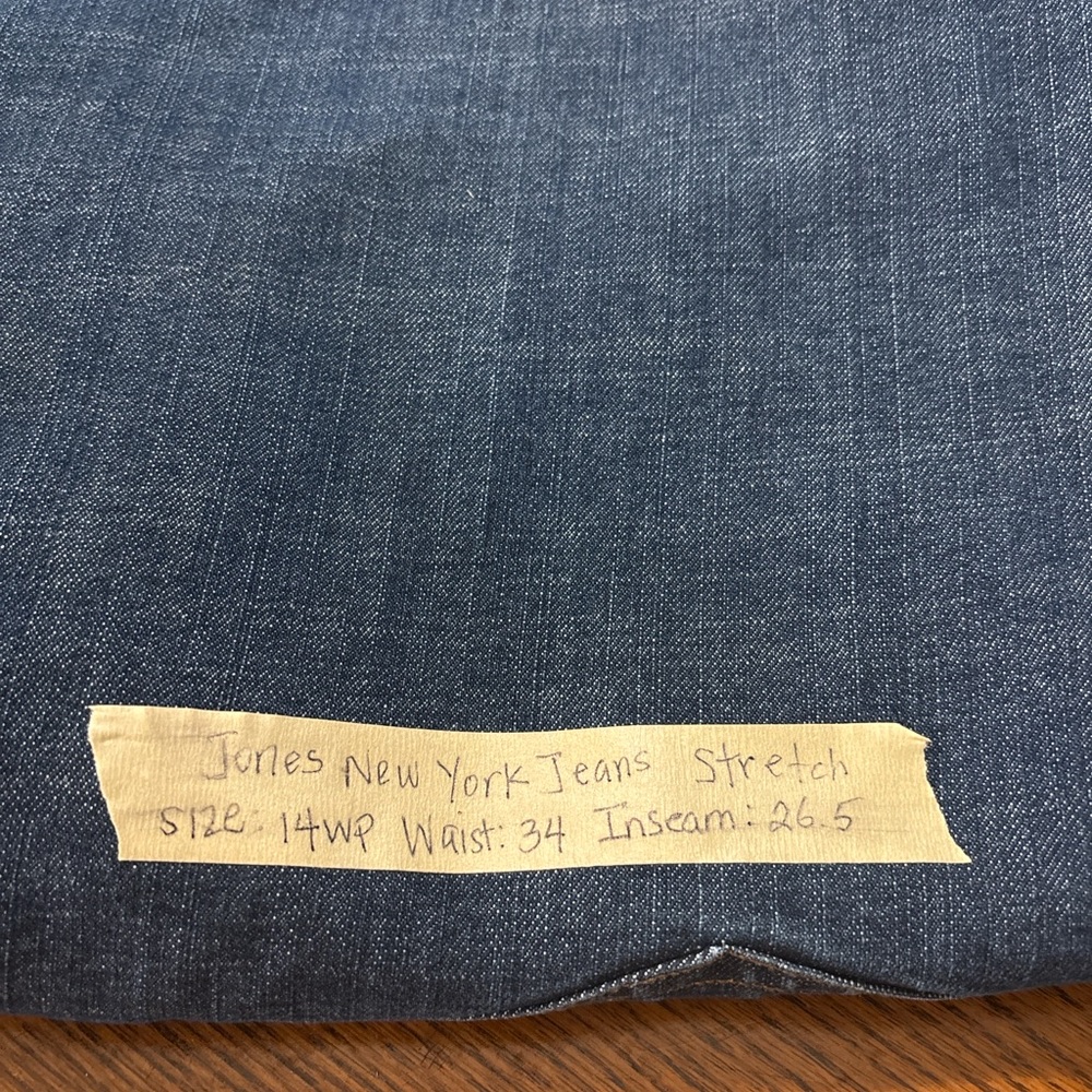 Jones New York Indigo Stretch Denim Jeans